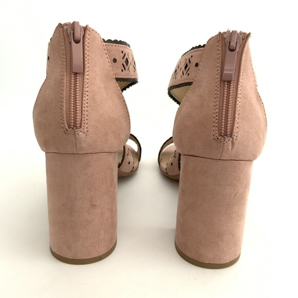 New CL by Chinese Laundry Perforated Open-toe Sandals Pink 10 - Picture 7 of 11